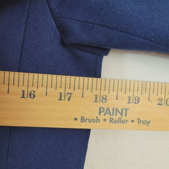 Vintage Late 1960s Pendleton Women's 3 Button Blazer Navy Blue Winter Wool Sz 10 - Picture 7 of 14